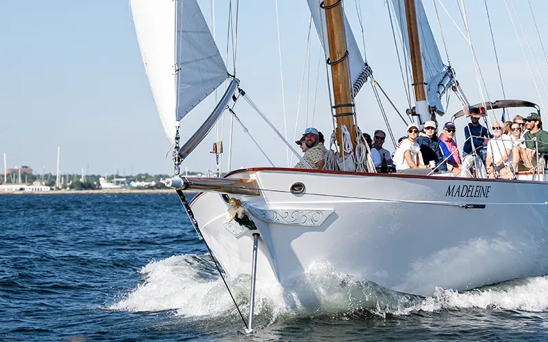Madeleine2 Schooner Madeleine Sailing in Newport, RI